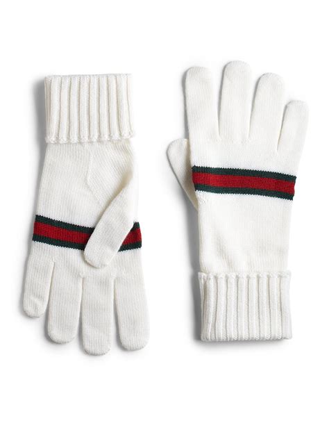 gucci gloves white|Gucci driving gloves.